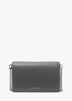 michael kors jet set medium pebbled leather crossbody bag