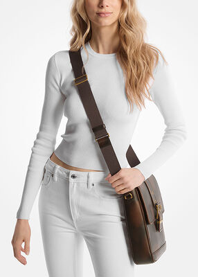 Colby Burnished Leather Crossbody Bag