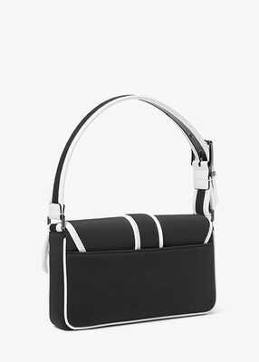 Colby Medium Two-Tone Neoprene Shoulder Bag