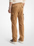 michael kors slim fit cotton blend sateen cargo pants