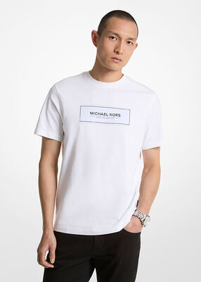 michael kors logo cotton t shirt