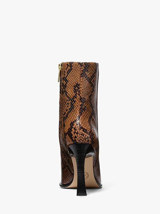 Kelsea Snake Embossed Leather Boot