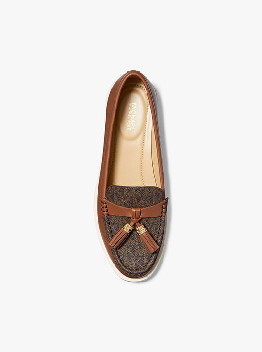 Kiernan Leather and Signature Logo Loafer