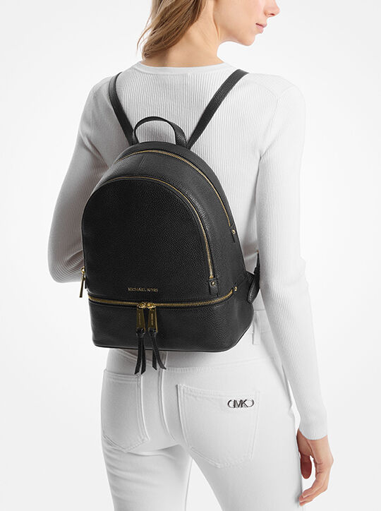 Rhea Medium Leather Backpack