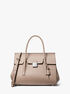 Campbell Medium Pebbled Leather Satchel