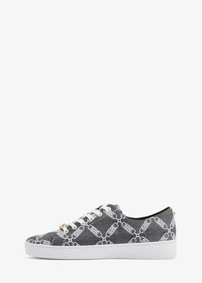 michael kors keaton empire logo jacquard sneaker