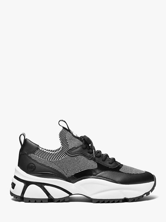 Darius Two-Tone Stretch Knit Trainer