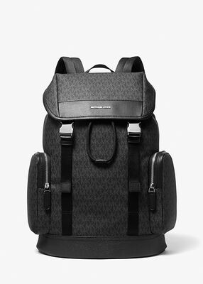 michael kors hudson logo backpack