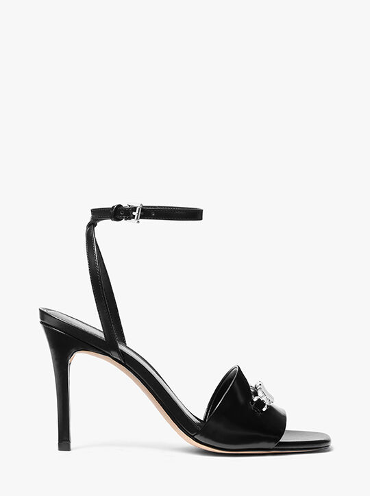 michael kors rebecca leather sandal