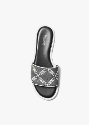 Saylor Empire Logo Jacquard Slide Sandal