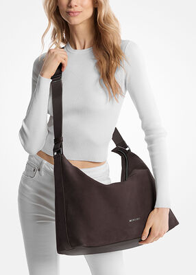 Hudson Nubuck Hobo Bag