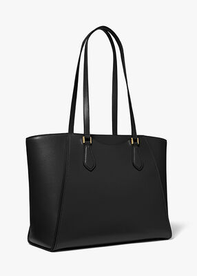 michael kors taryn large leather tote bag