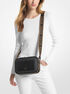 Maeve Large Logo and Faux Leather Crossbody Bag