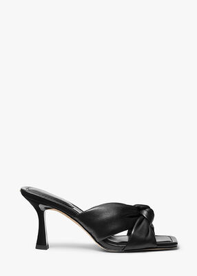 michael kors elena leather sandal