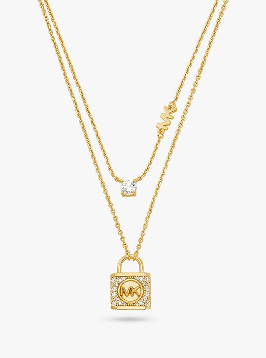 Michael kors on sale initial necklace