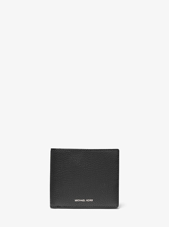 Hudson Pebbled Leather Billfold Wallet