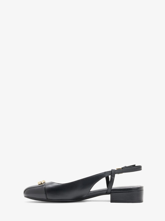 Perla Flex Leather Slingback Flat