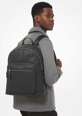 michael kors hudson logo backpack