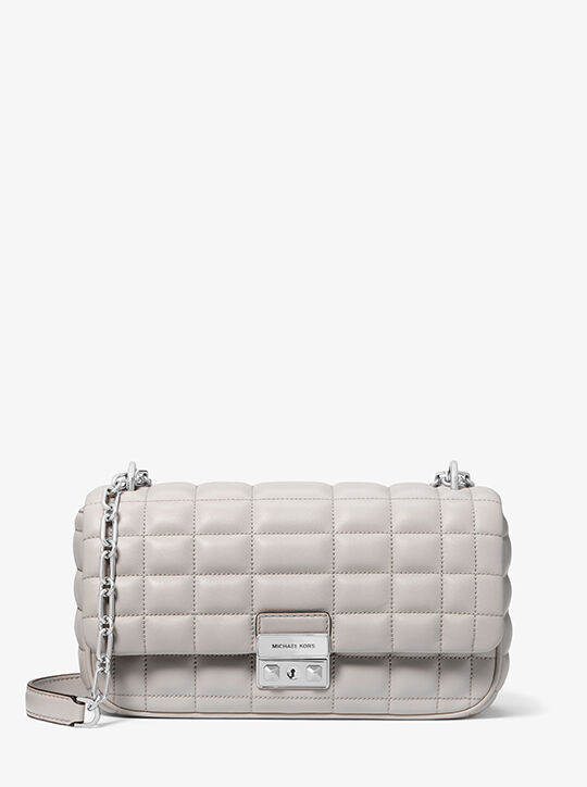 Tribeca Large Quilted Leather Shoulder Bag