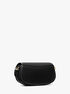 Mila Small Topstitched Leather Shoulder Bag