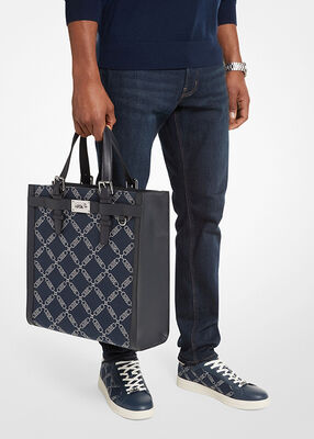 Hudson Empire Logo Jacquard Tote Bag