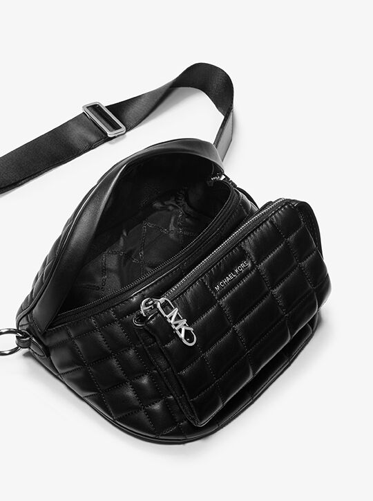 Slater Medium Quilted Leather Sling Pack