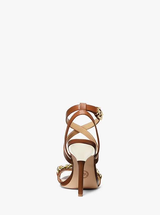 Asha Embellished Leather Sandal