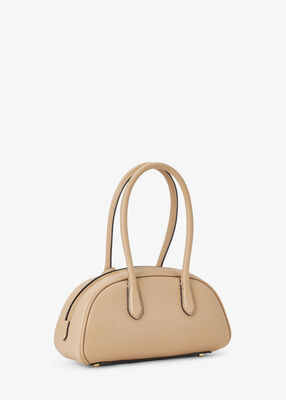 Lulu Small Pebbled Leather Satchel