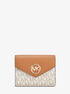 Carmen Medium Logo and Leather Tri-Fold Envelope Wallet