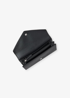 Jet Set Large Saffiano Leather Envelope Wallet