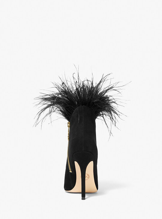 Michael kors 2025 fur heels