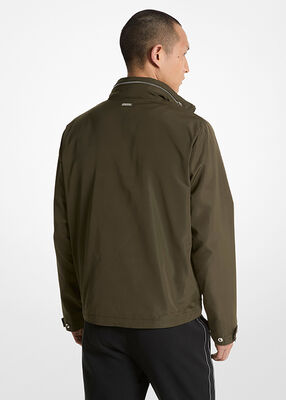 michael kors woven windbreaker jacket