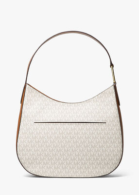 Kensington Large Signature Logo Hobo Shoulder Bag