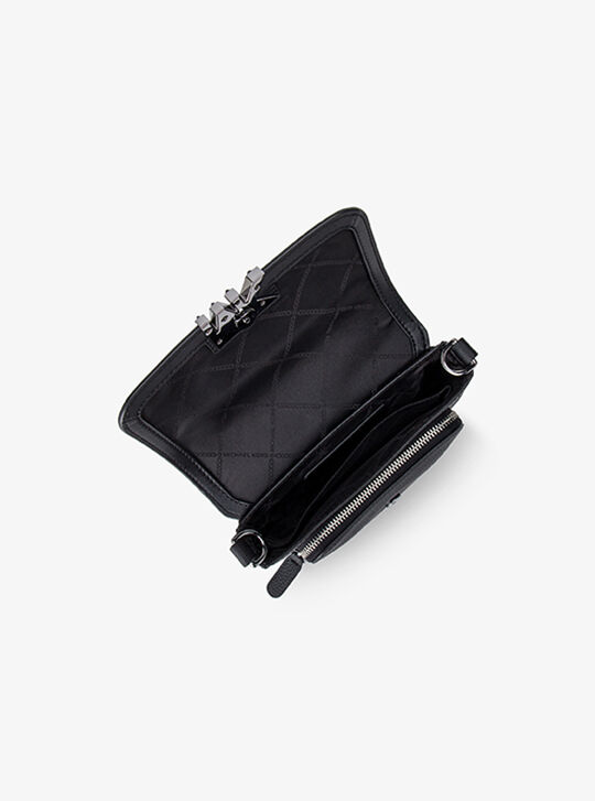 Hudson Textured Leather Crossbody Bag | Michael Kors Official Website