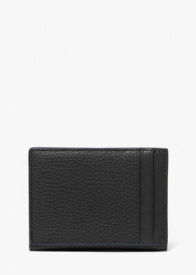 michael kors hudson pebbled leather bifold wallet