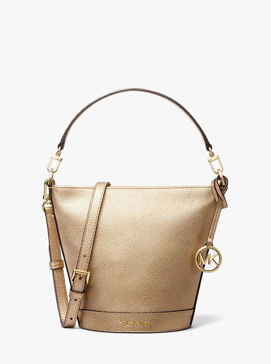 Townsend Small Metallic Leather Crossbody Bag