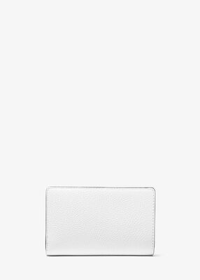 michael kors medium pebbled leather wallet