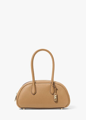 Lulu Small Pebbled Leather Satchel