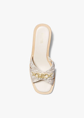 Tiffanie Empire Signature Logo Sandal