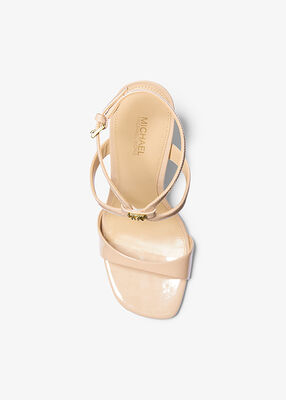 michael kors amara patent leather sandal