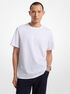 michael kors logo embossed cotton t shirt