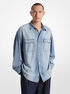 michael kors oversized chambray shirt