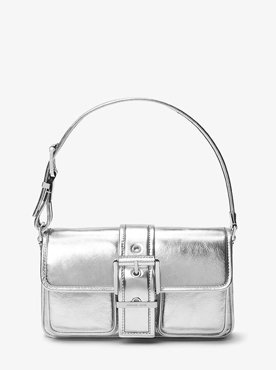 Colby Medium Metallic Leather Shoulder Bag