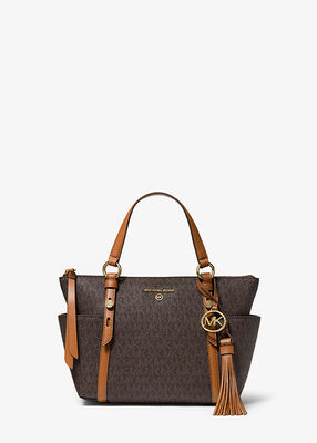 michael kors sullivan small logo top zip tote bag