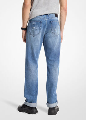 Finn Distressed Denim Jeans