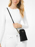 Small Pebbled Leather Smartphone Crossbody Bag