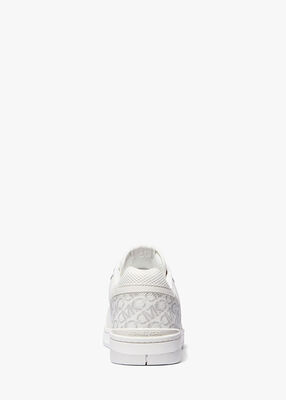 michael kors rebel empire monogram and leather sneaker