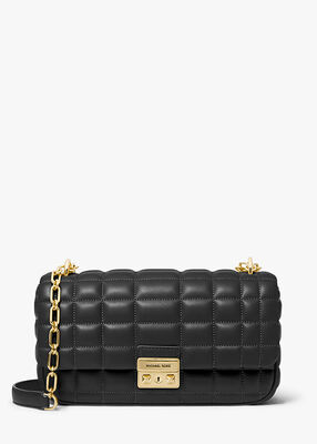 Tribeca Large Quilted Leather Shoulder Bag