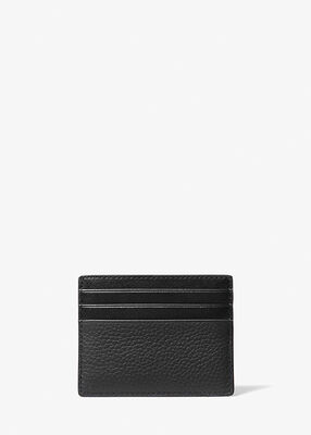 michael kors hudson logo debossed card case