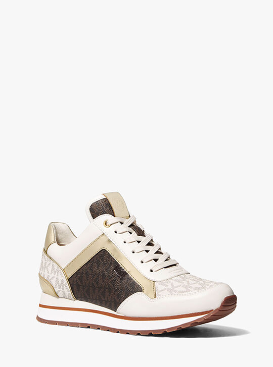 Maddy Two-Tone Logo Trainer | Michael Kors Official Website